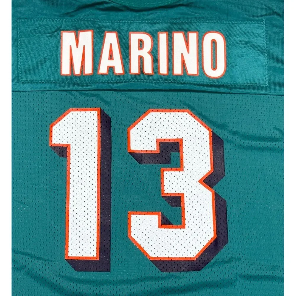 Champion‎ NFL Rare Vtg Miami Dolphins #13 Dan Marino Football Jersey Size 52